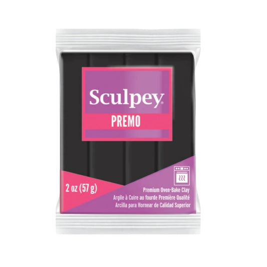 Sculpey Premo Black arcilla polimerica 2oz (56g)