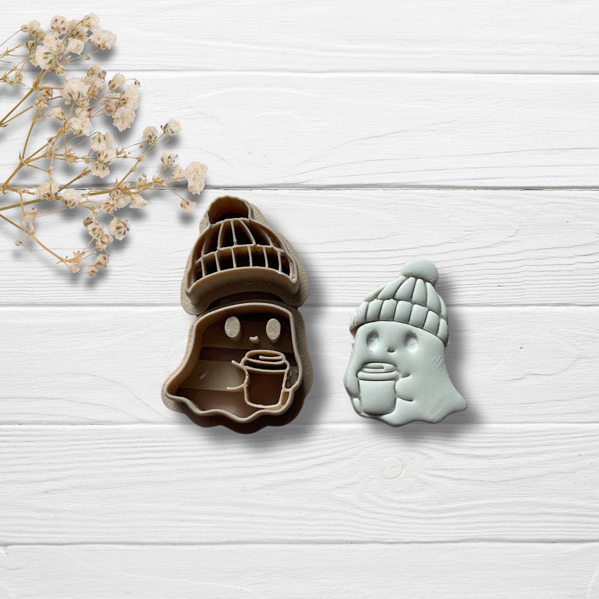 Cortador Arcilla Polimérica| Fantasma Gorro | Minipekas 23