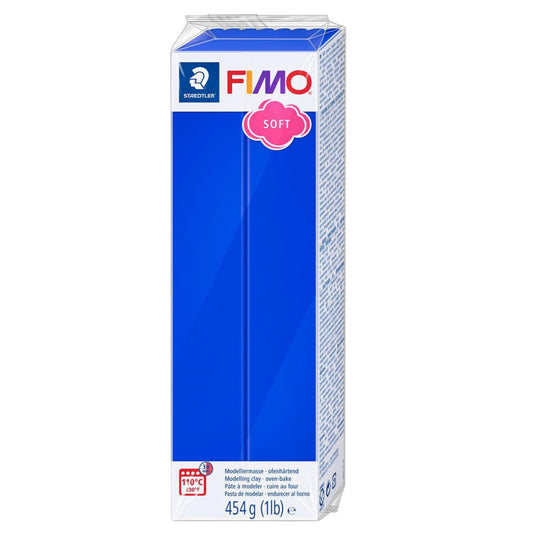 Fimo soft azul brillante arcilla polimerica 454g- 1 lb