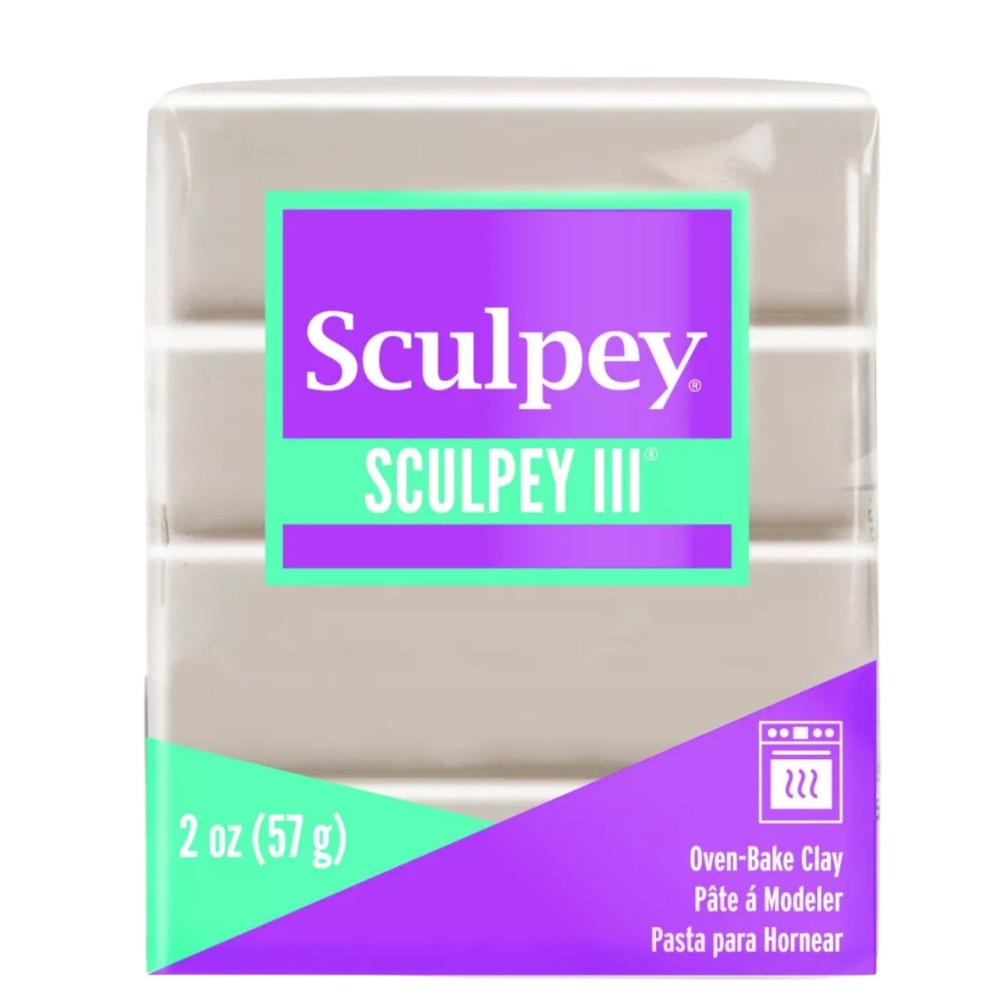 Sculpey III Elephant Gray arcilla polimerica 2oz (57g)